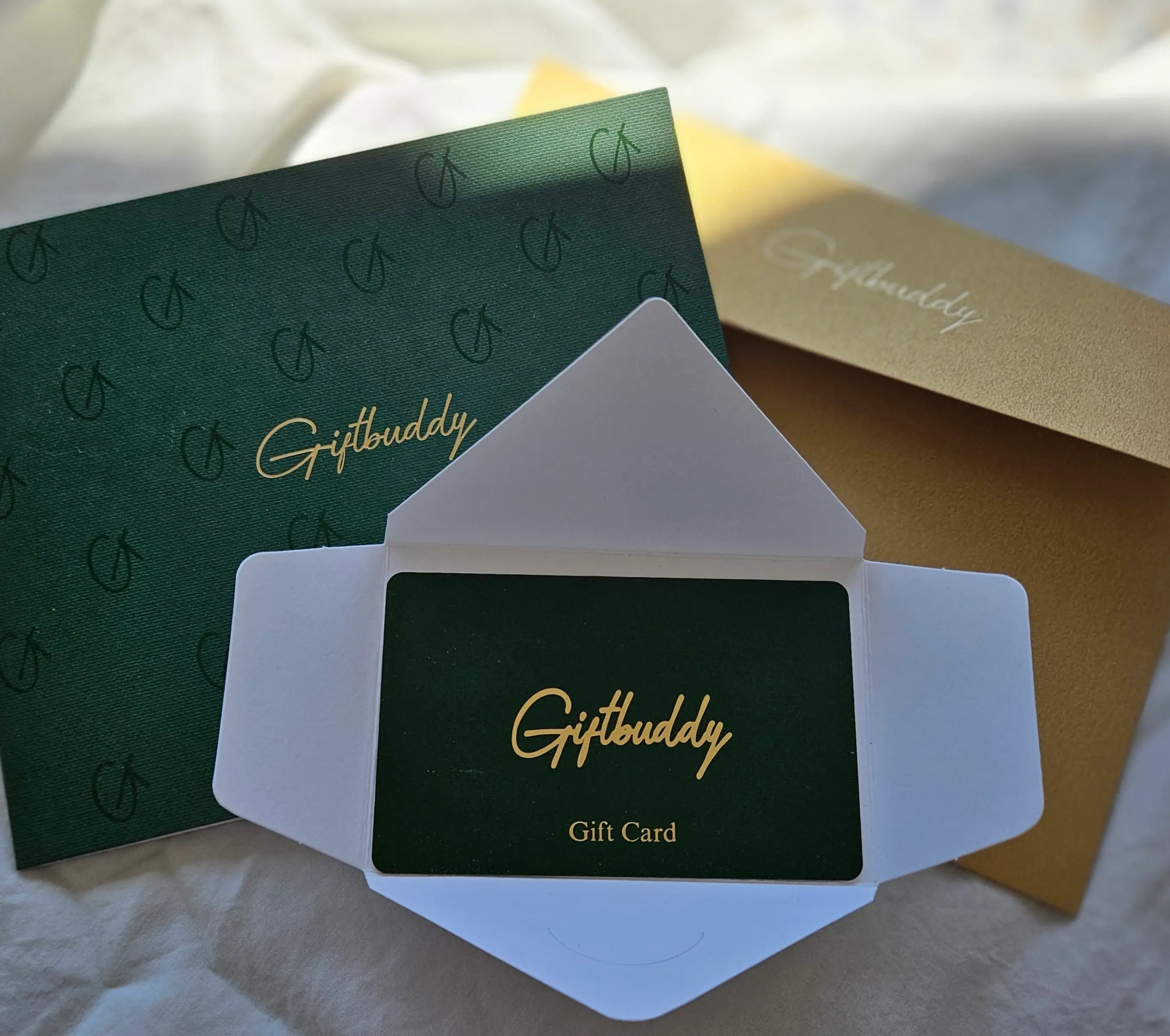 Gift Buddy Green Color Gift Card
