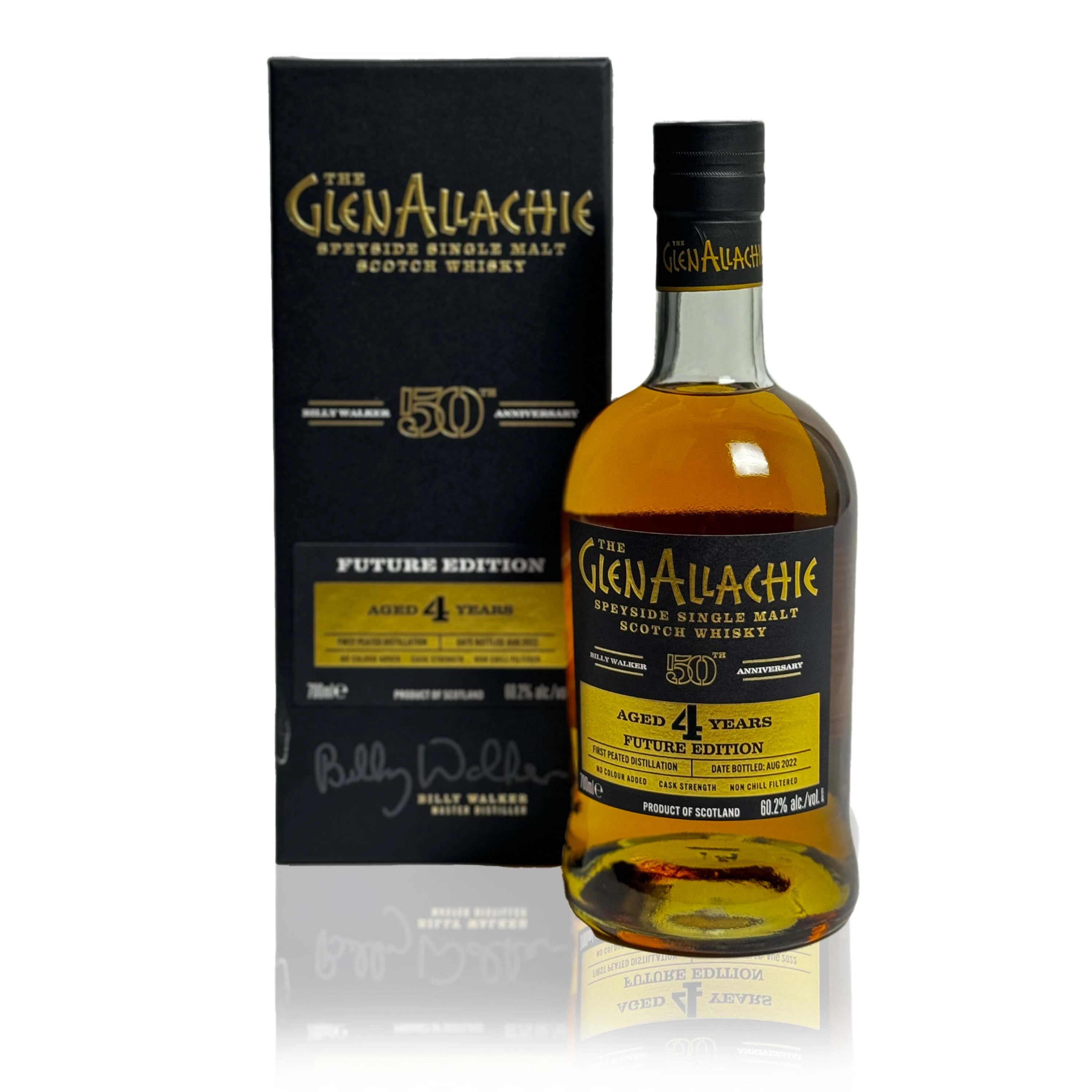 Glenallachie Future Edition Peated Whisky 4 Years Old Limited Release Bottle