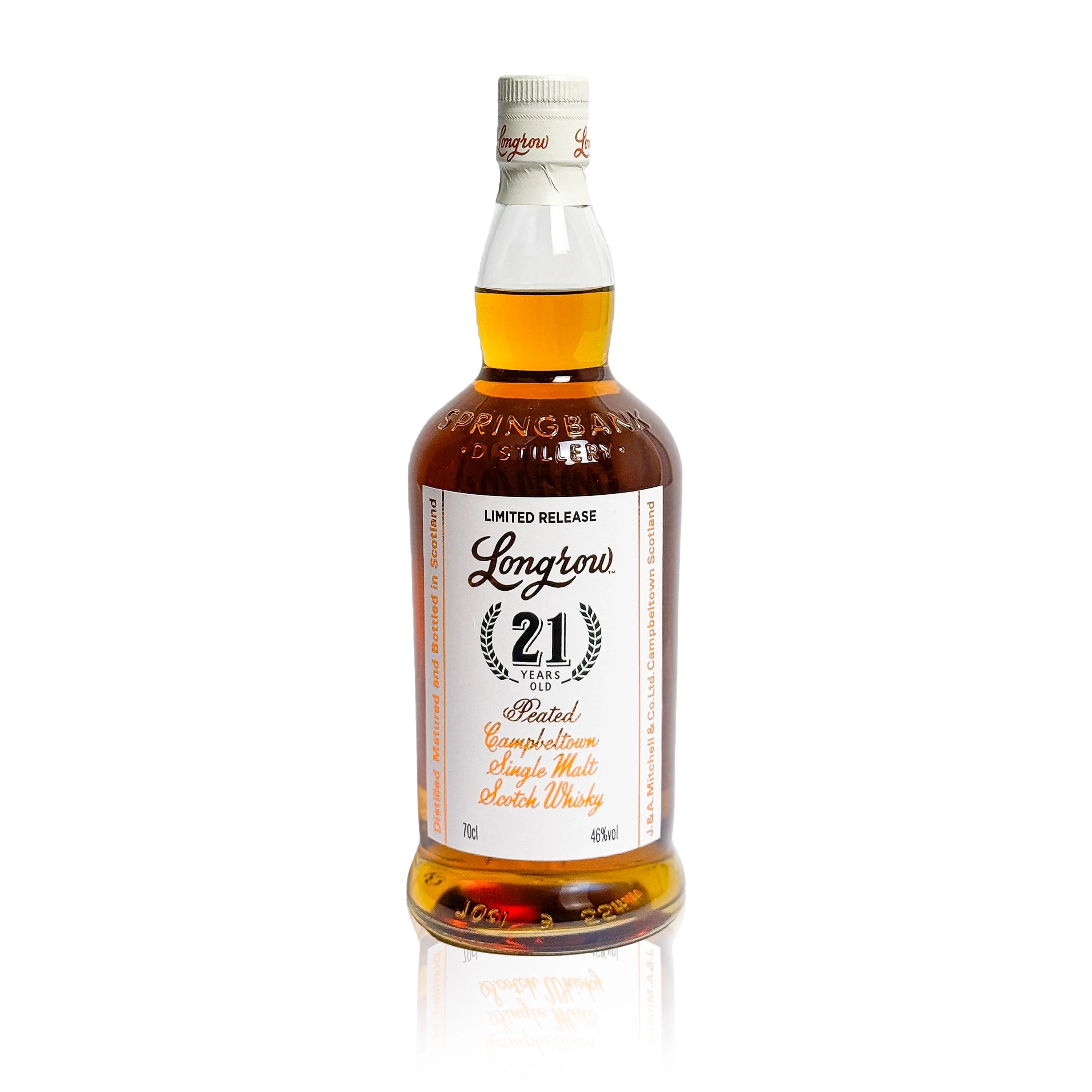 Longrow 21 Years Old Single Malt Scotch Whisky
