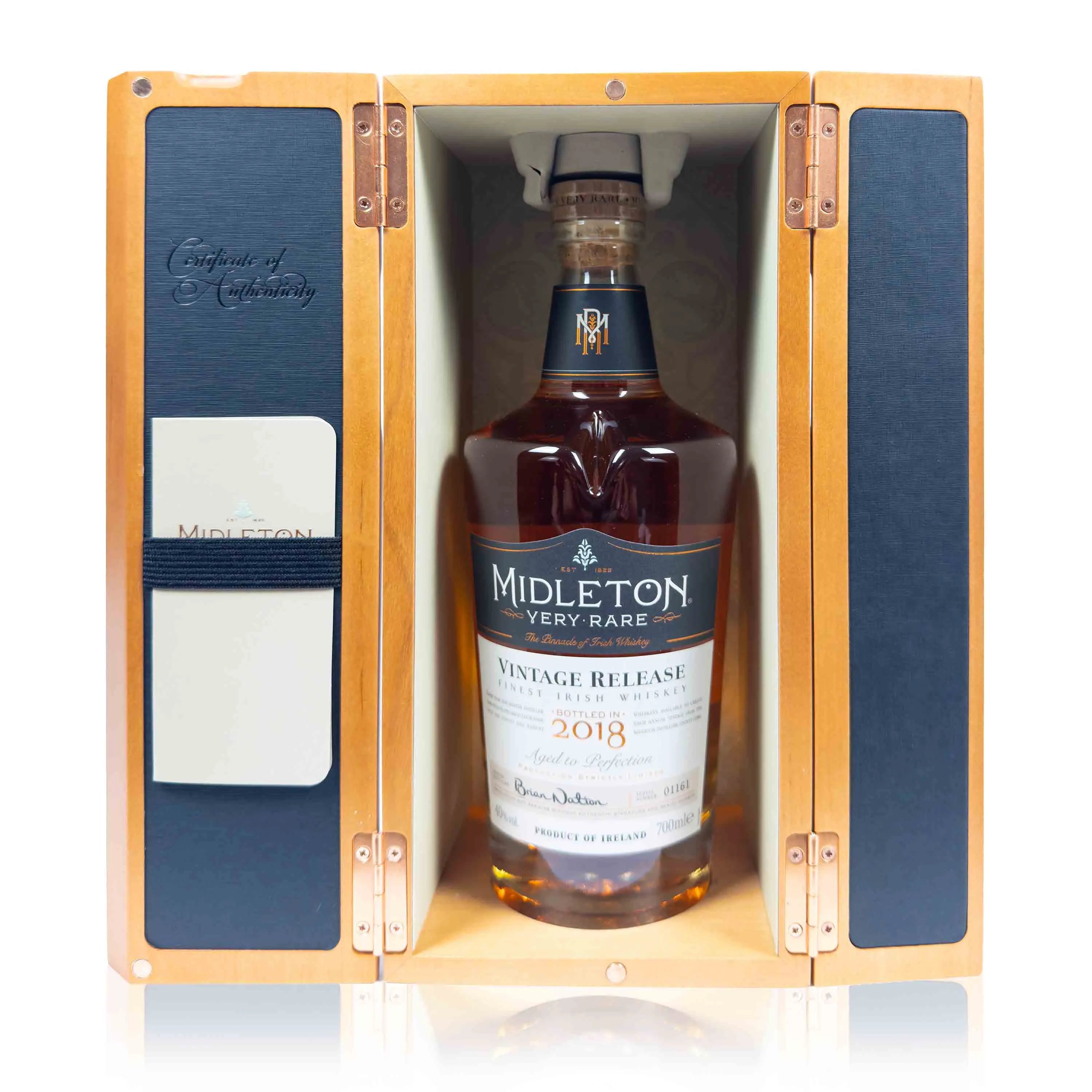 Midleton Very Rare 2018 Vintage Release Finest Irish Whiskey